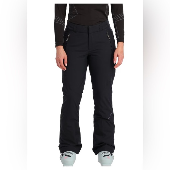 Spyder women’s insulated ski snowboard snow pants black size 10 - Picture 4 of 5